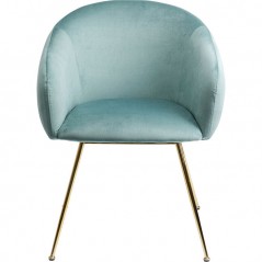 Chair with Armrest Lorena Turquoise